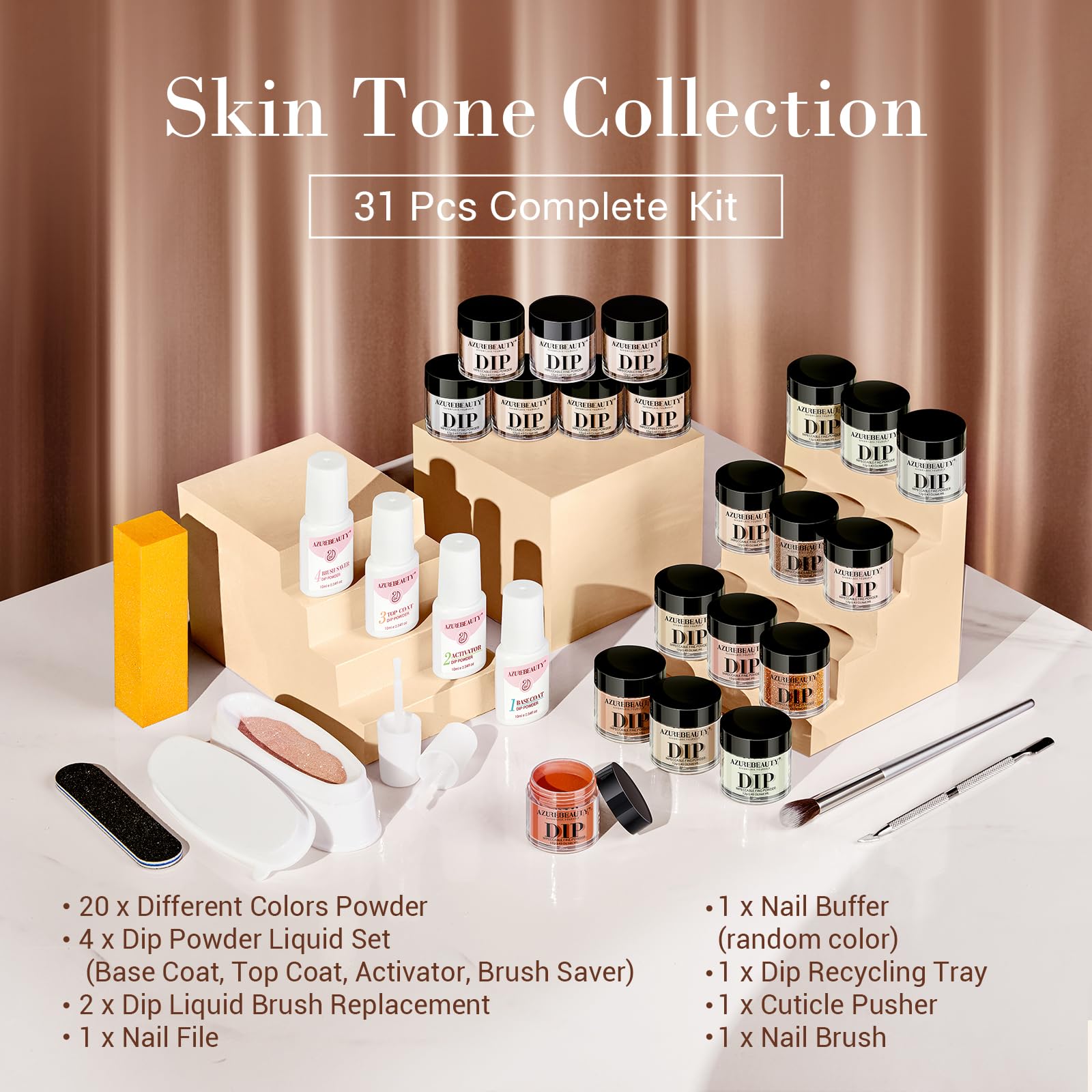 AZUREBEAUTY accessoires-art-ongles: outils essentiels pour nail art à domicile.