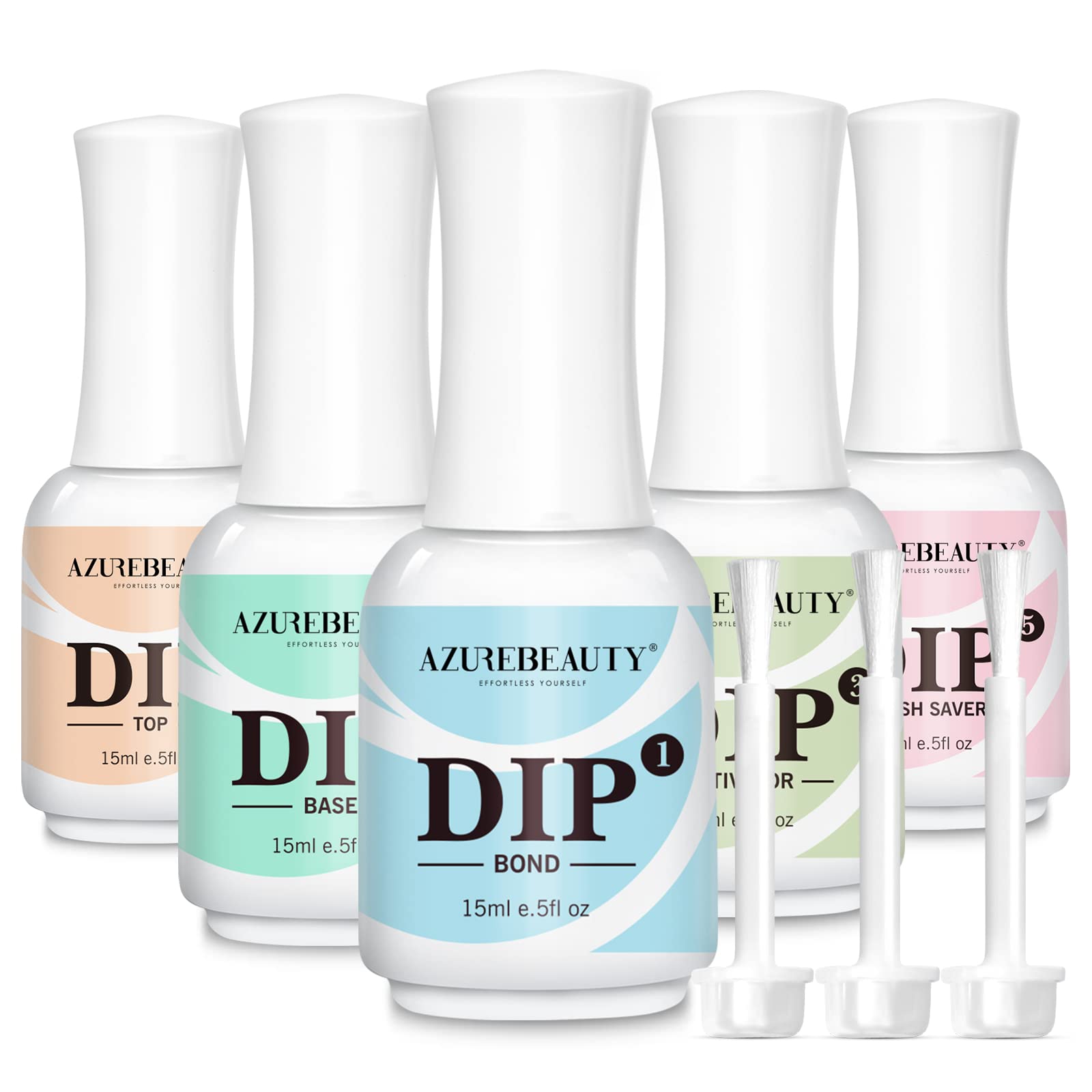 AZUREBEAUTY base-dip 15ml pour une base solide sans lampe UV.