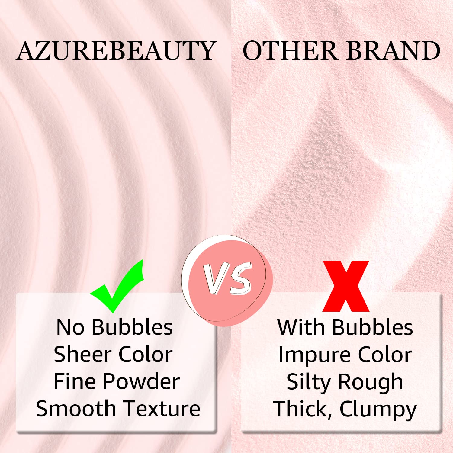 AzureBeauty bâtons-test couleur, essai rapide avant application réelle