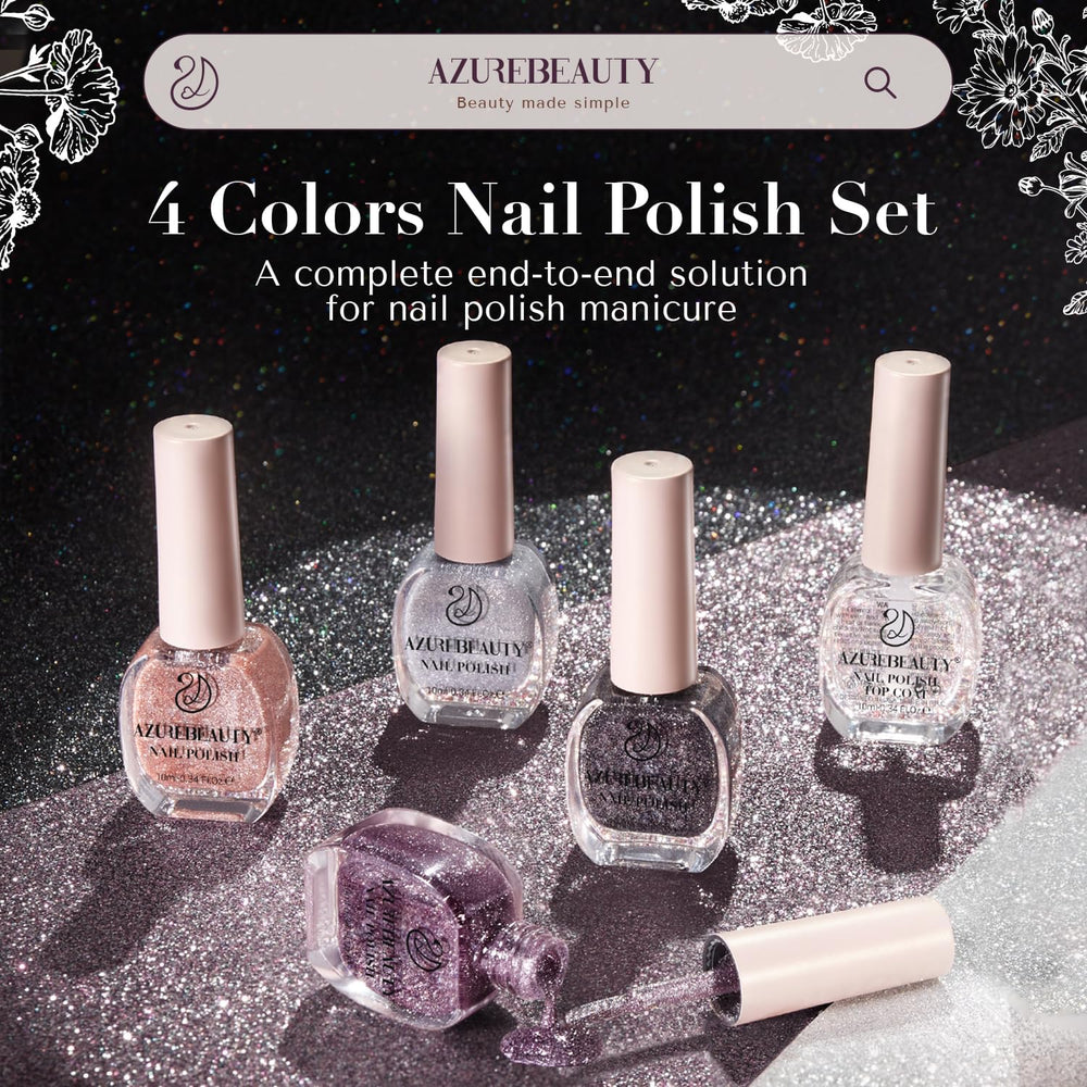 AZUREBEAUTY bouteille vernis – flacon clair et application précise.