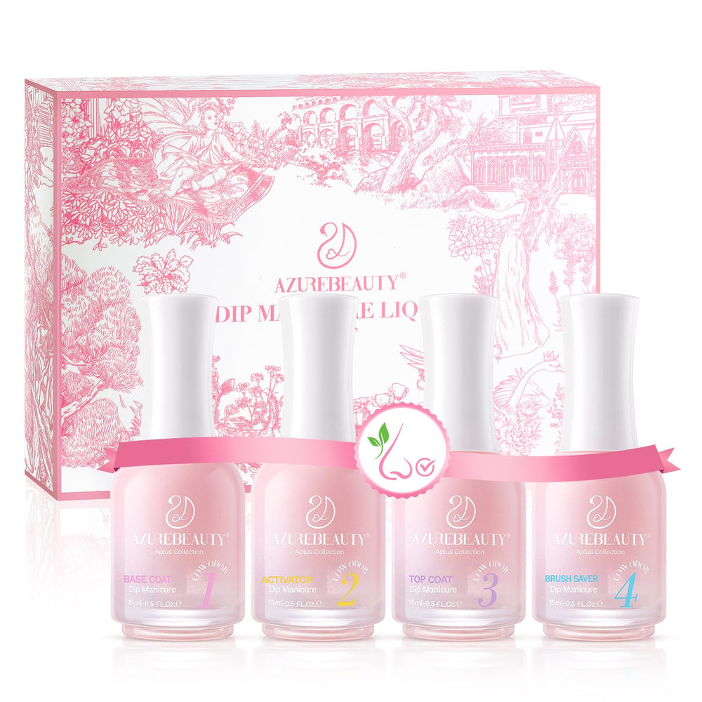 AZUREBEAUTY couche-base-bouteille protège les ongles avec brillance, sans lampe nécessaire.