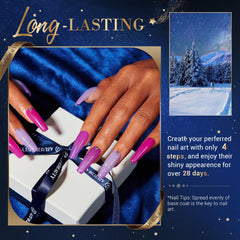Base et top coat AZUREBEAUTY avec activateur pour une application sans lampe