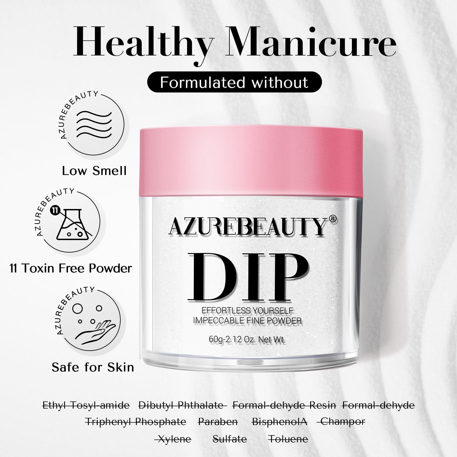 Adhérence fiable de la poudre AZUREBEAUTY, tenue possible