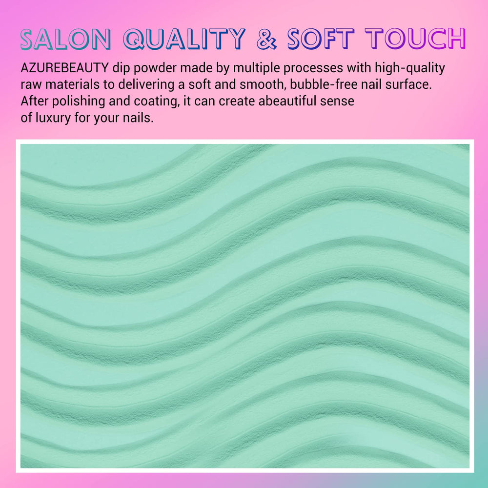 AZUREBEAUTY poudre dip changement couleur gris sur ongles