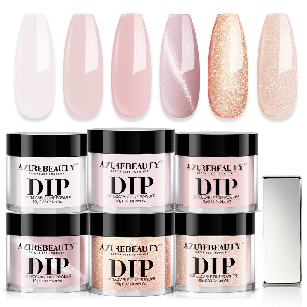 AZUREBEAUTY Dip Powder fini lumineux et lisse pour aspect soigné