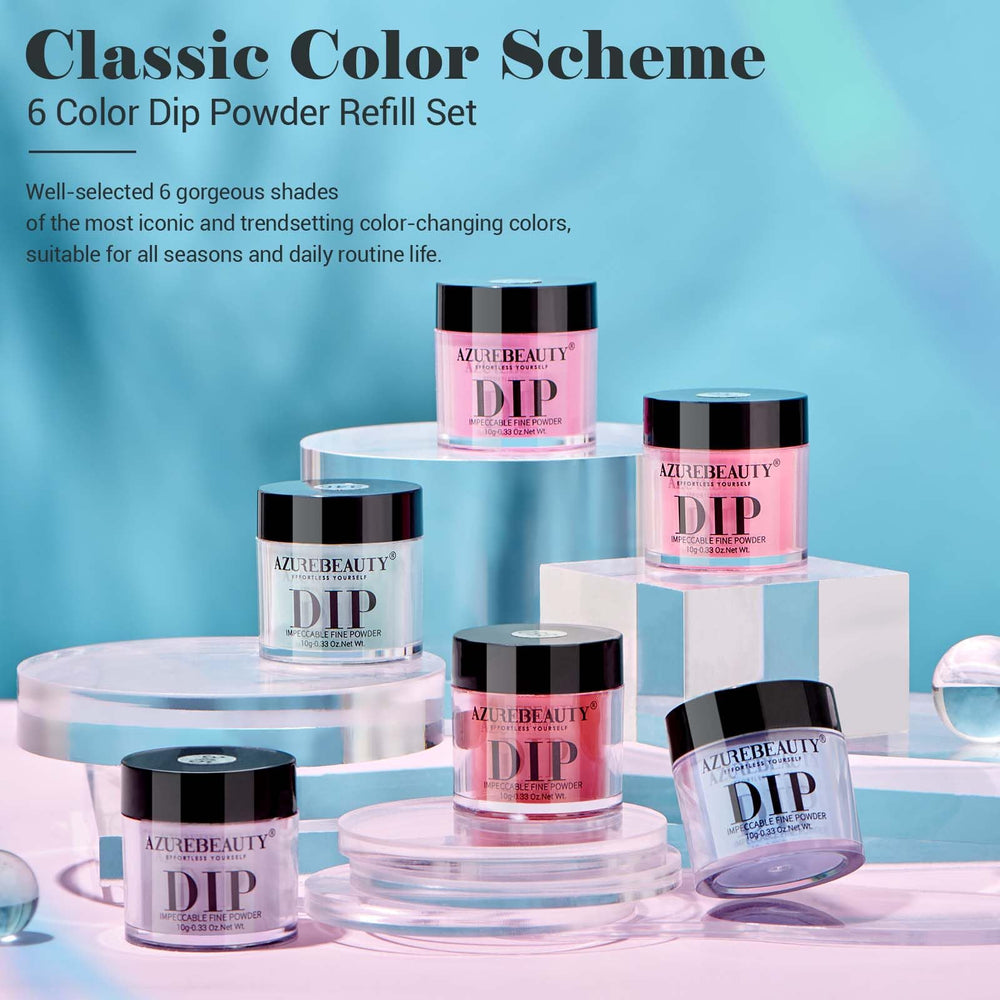AZUREBEAUTY kit ombré dip facile à utiliser à domicile