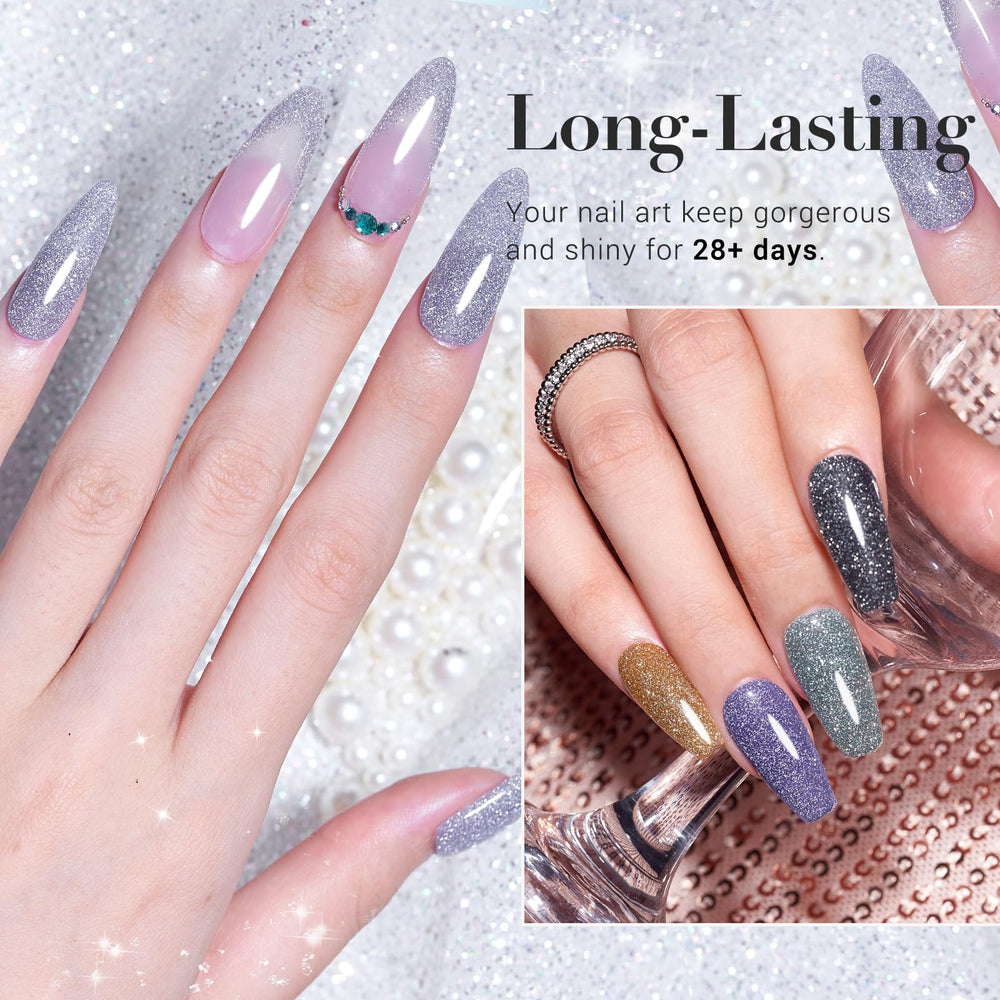 AZUREBEAUTY Set Poudre Dip vert: tenue durable et brillance longue durée.