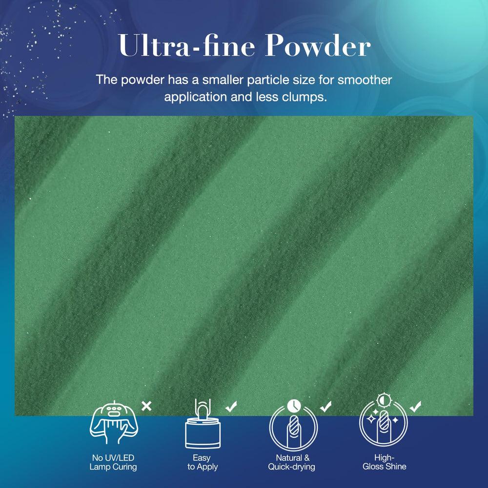 AZUREBEAUTY Dip Powder Nail Set formule saine avec calcium et vitamines.