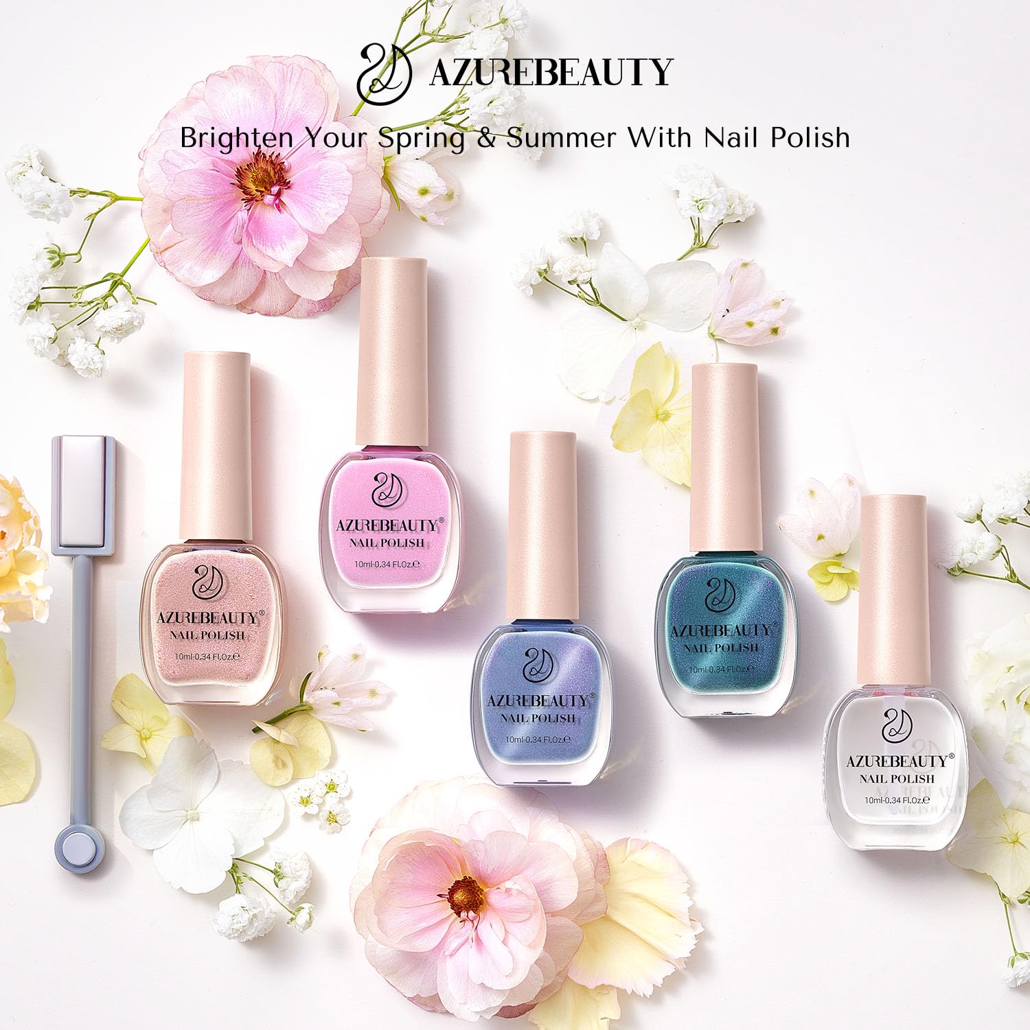AZUREBEAUTY effet gel durable pour ongles brillants.