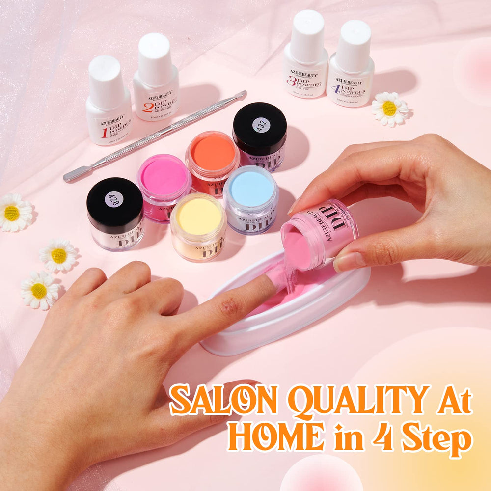 AzureBeauty fini brillant: ongles éclatants et durables.