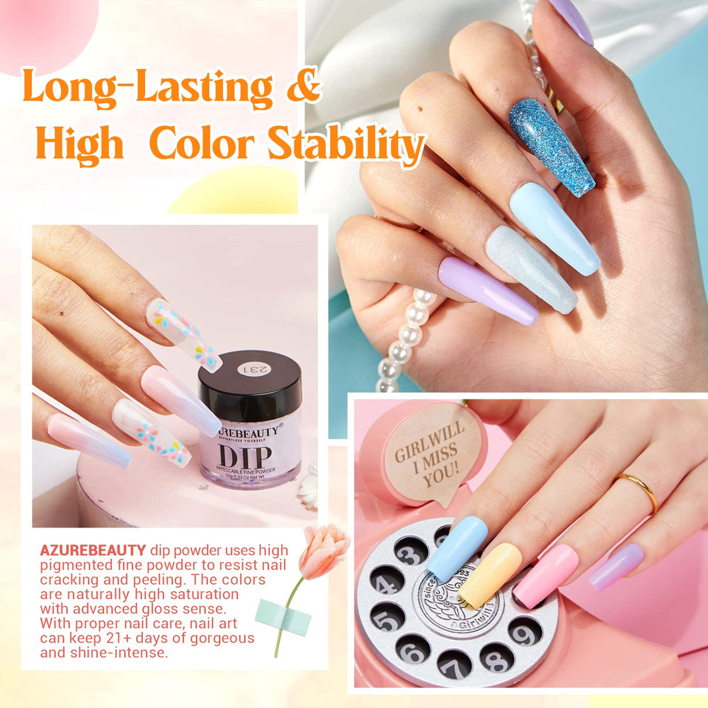 AzureBeauty accessoires: outils complets pour préparation précise des ongles.