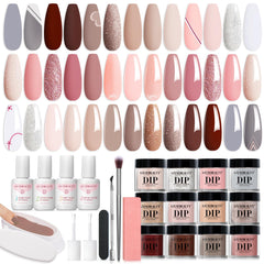 AZUREBEAUTY kit-dip-poudre-ensemble: tout le nécessaire pour une manucure maison précise et facile.