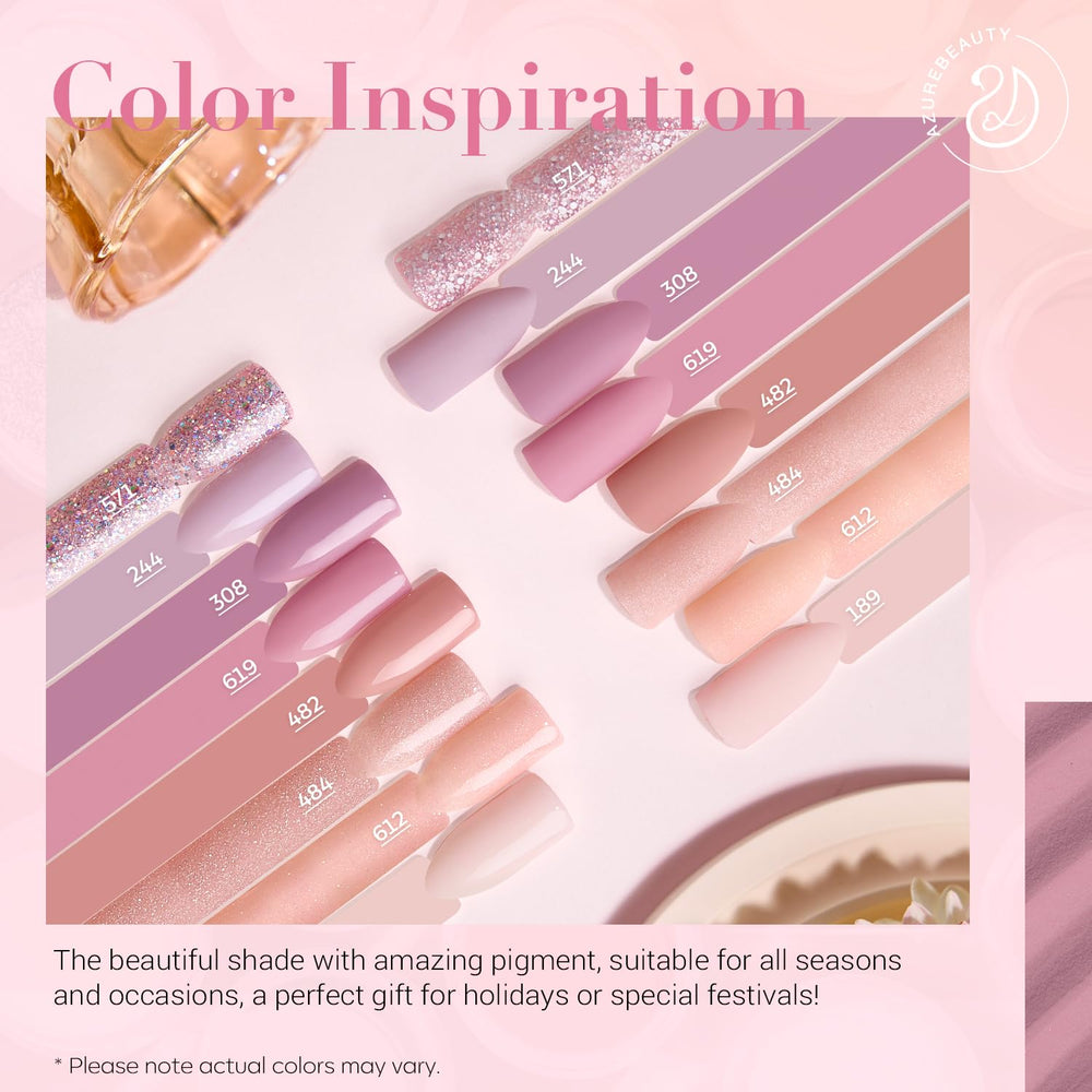 AzureBeauty Kit Dip Poudre – fini mat, pour un style moderne et discret.