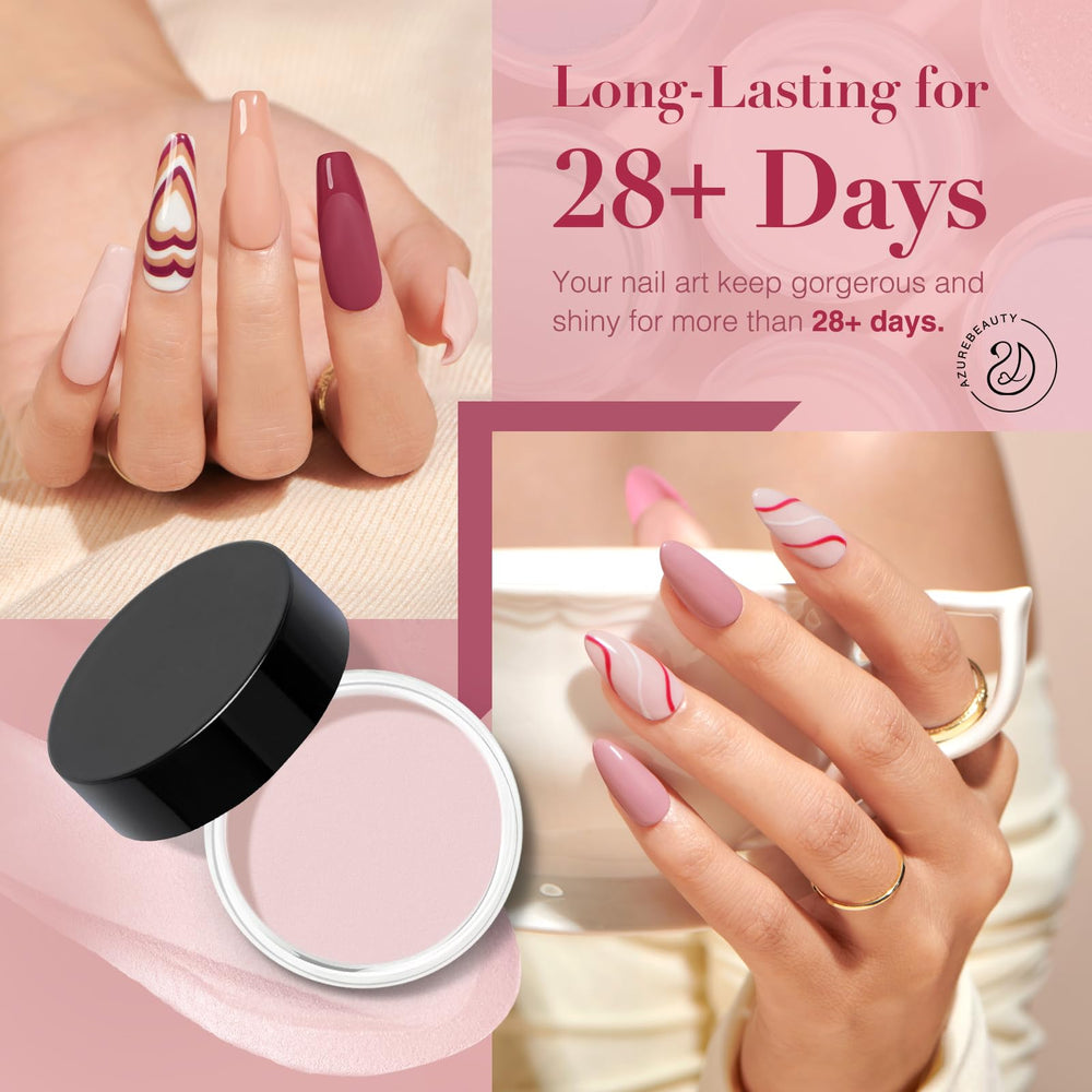 AZUREBEAUTY Dip Poudre: lime ongles pour une finition lisse et nette