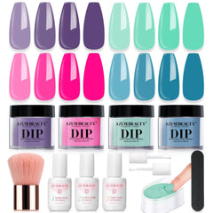 AZUREBEAUTY kit poudre trempage ensemble complet, idéal pour démarrer rapidement