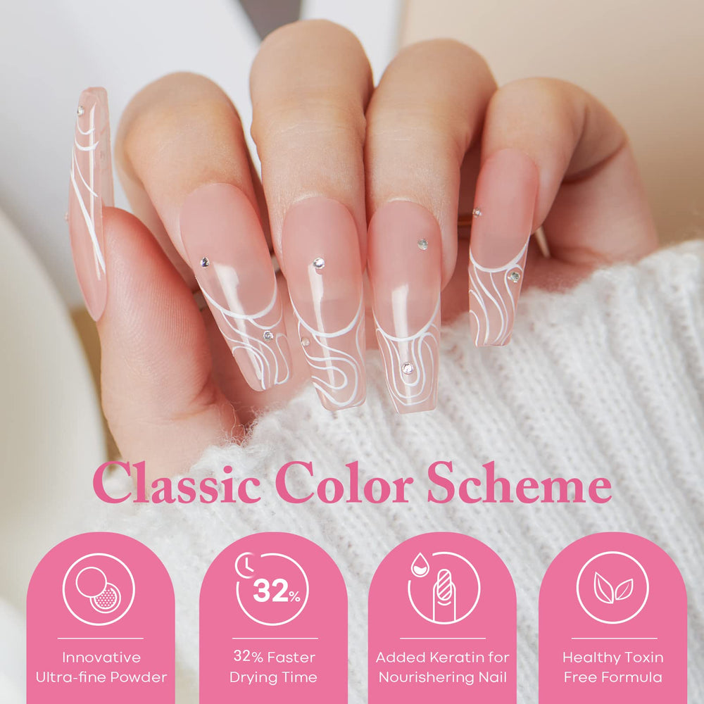 Kit soin ongles AZUREBEAUTY non irritant pour une utilisation douce.
