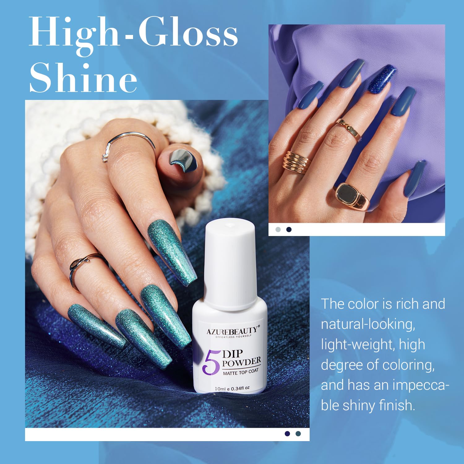 Top coat mat AzureBeauty pour une finition élégante automne hiver