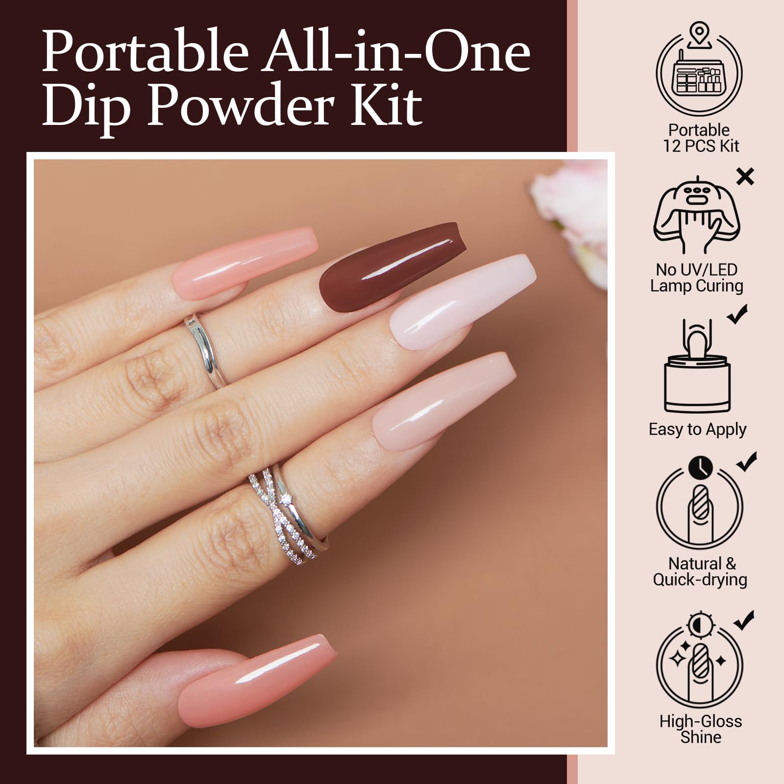 AZUREBEAUTY Outils Application Pinceau Ongles: précision et contrôle pour un rendu pro.
