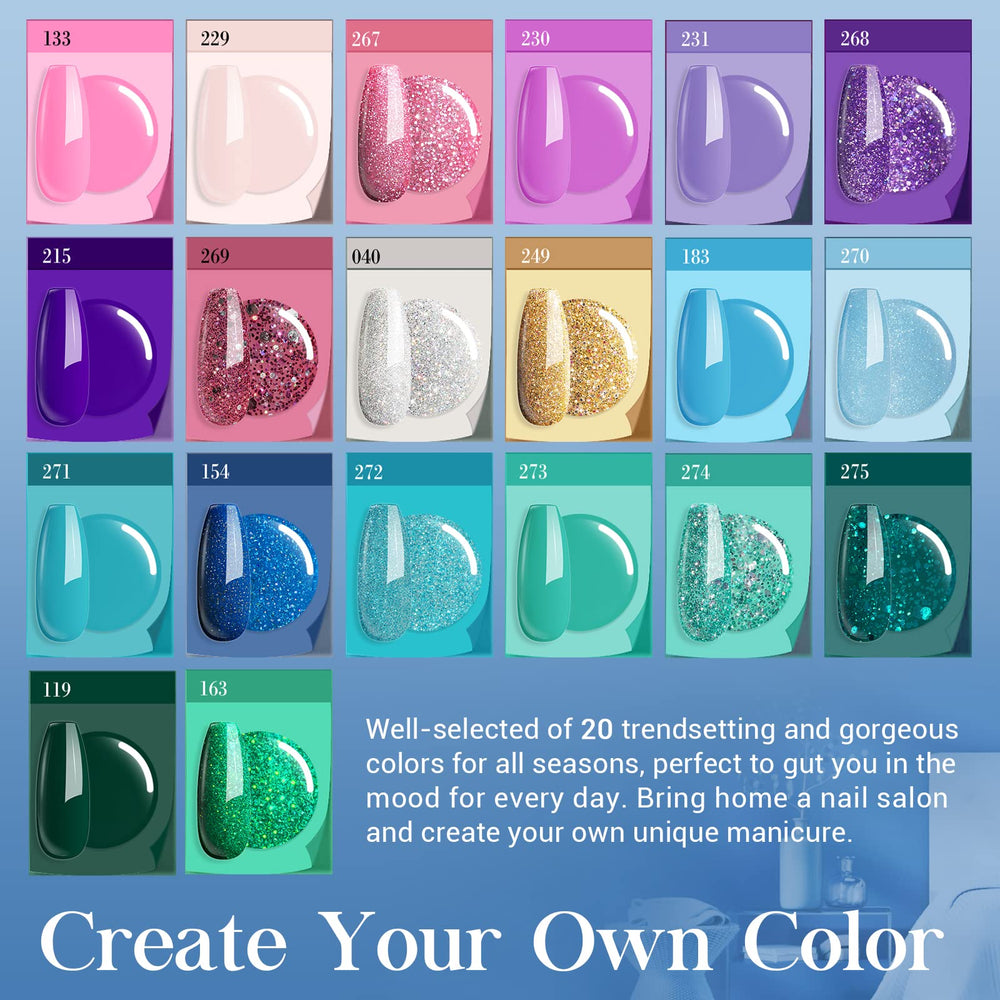 AZUREBEAUTY paillettes irisées pour personnaliser les ongles avec reflets finement irisées
