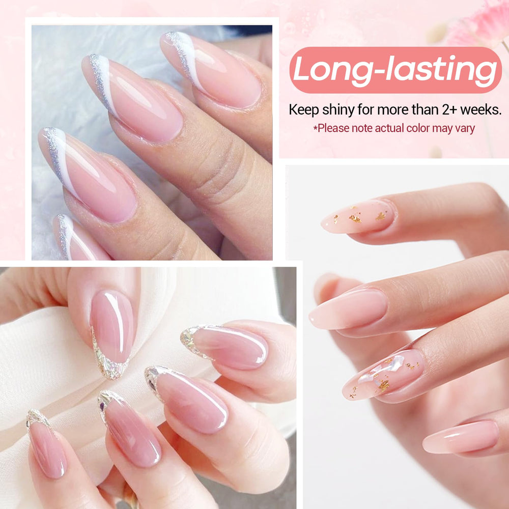 AZUREBEAUTY Poudre dip brillance naturelle pour ongles élégants et soignés.