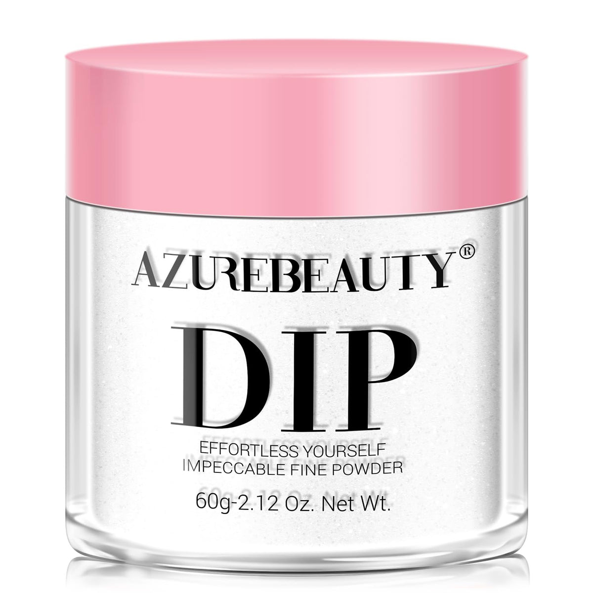 AZUREBEAUTY poudre dip clair 60 g, base durable pour une manucure parfaite.