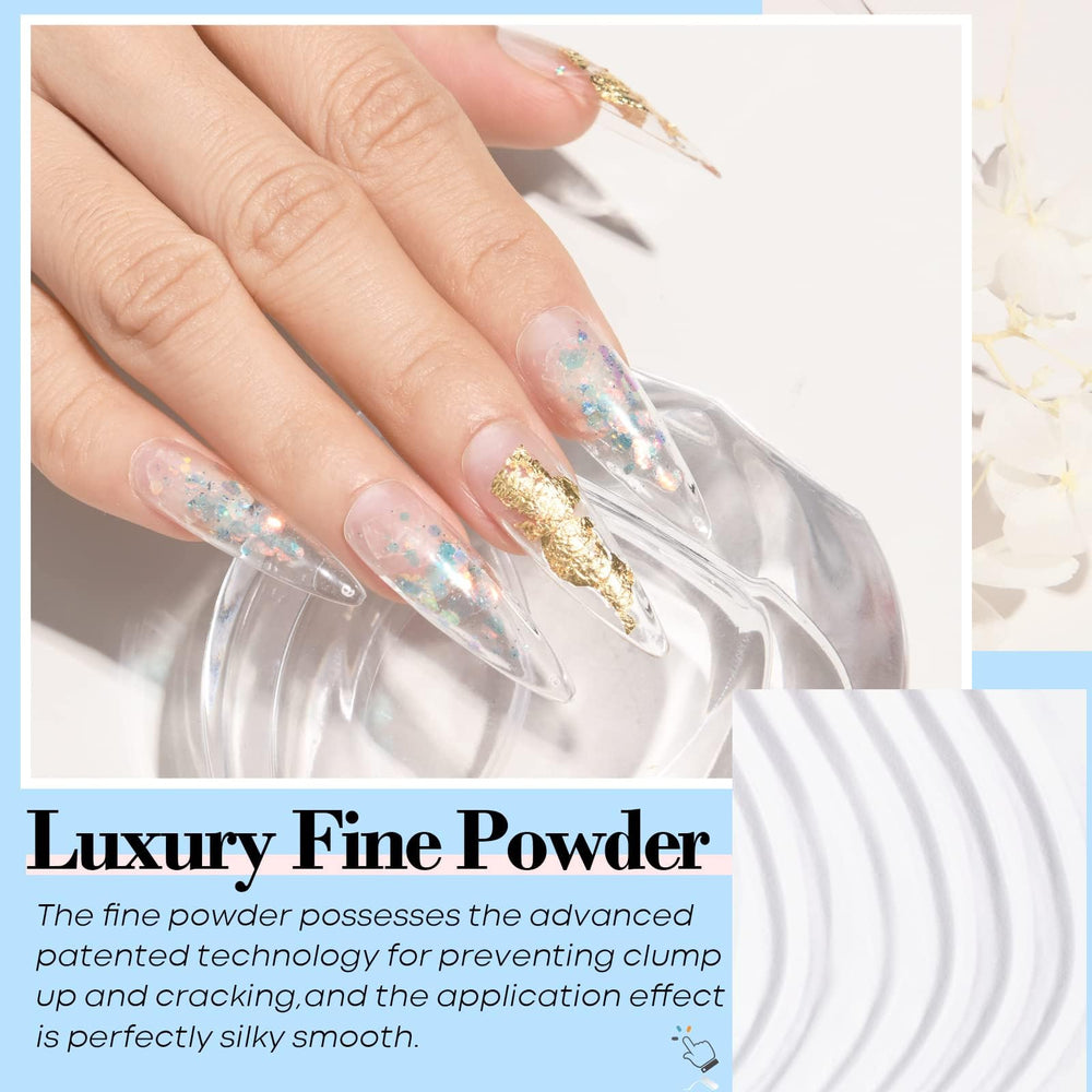 AZUREBEAUTY poudre dip couleur associée, personnalisation du nail art.