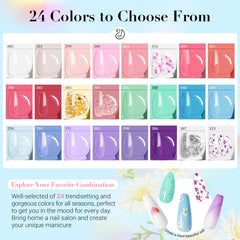 AZUREBEAUTY poudres macaron couleurs, nuances pastel riches et durables.