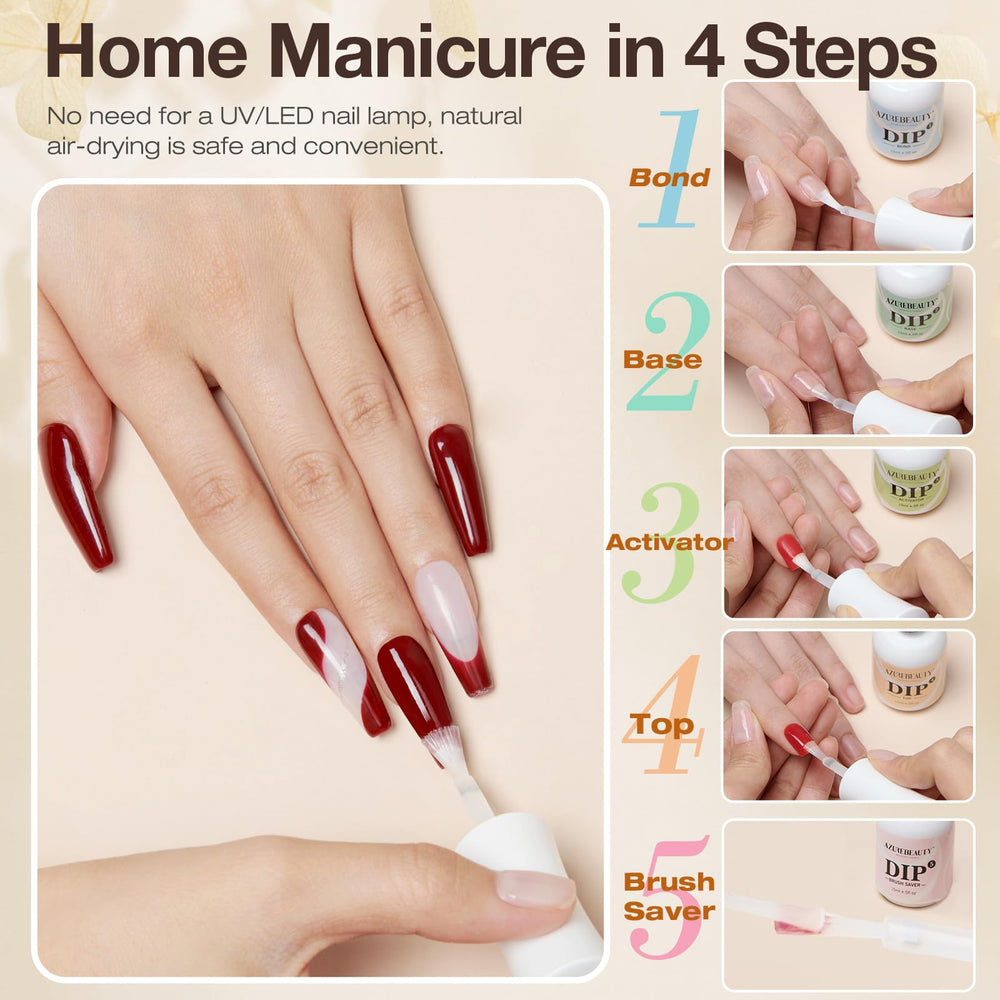 AZUREBEAUTY protection-brosse-dip 15ml prolonge l'utilisation des outils.