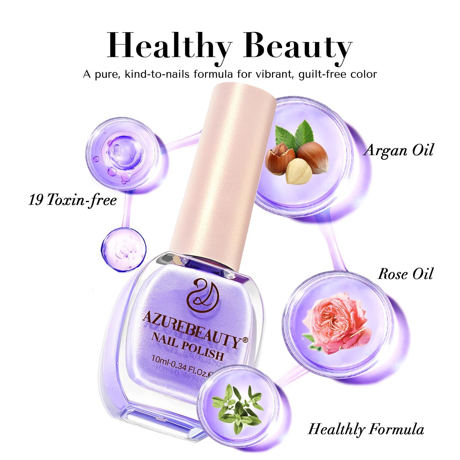AZUREBEAUTY soin ongles vitamine E, nourrissant et fortifiant.