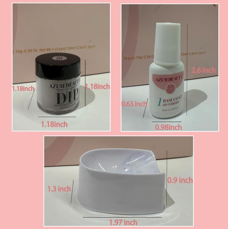 AZUREBEAUTY top coat bottle delivers glossy, protective shine
