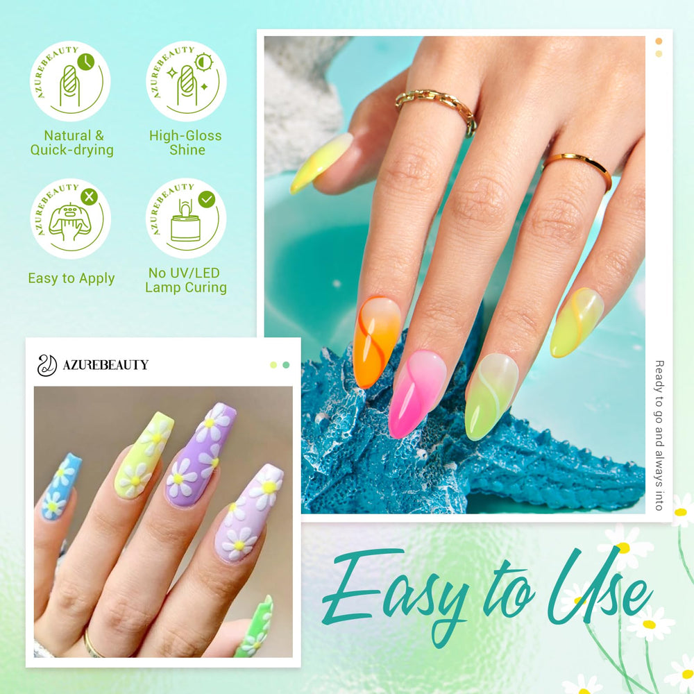 Top coat dip AZUREBEAUTY pour brillance longue durée