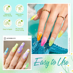 Top coat dip AZUREBEAUTY pour brillance longue durée