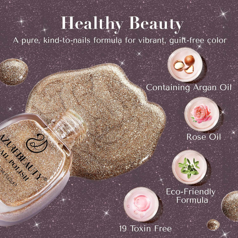 AZUREBEAUTY gros plan – pigments haute pureté pour couleurs intenses.