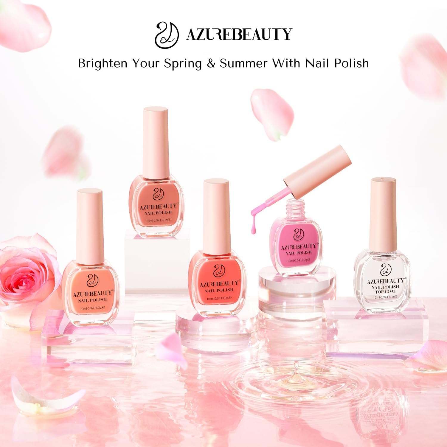 AZUREBEAUTY vernis jelly seche rapidement sans lampe, pratique au quotidien.