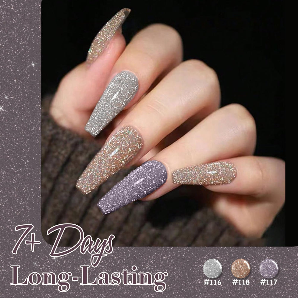 Vernis AZUREBEAUTY mat paillettes neutre – fini discret et chic.