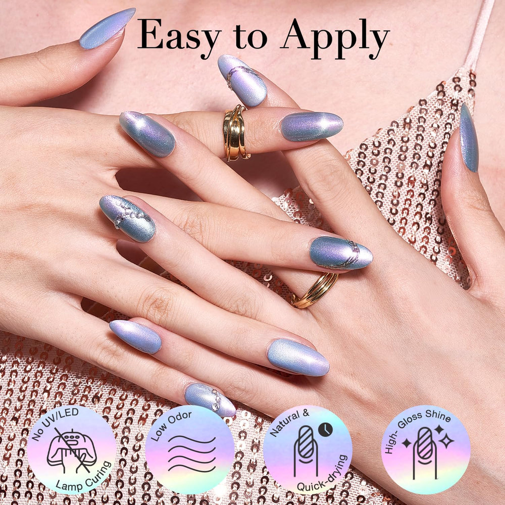 AZUREBEAUTY vernis paillettes scintillantes pour ongles glamour.