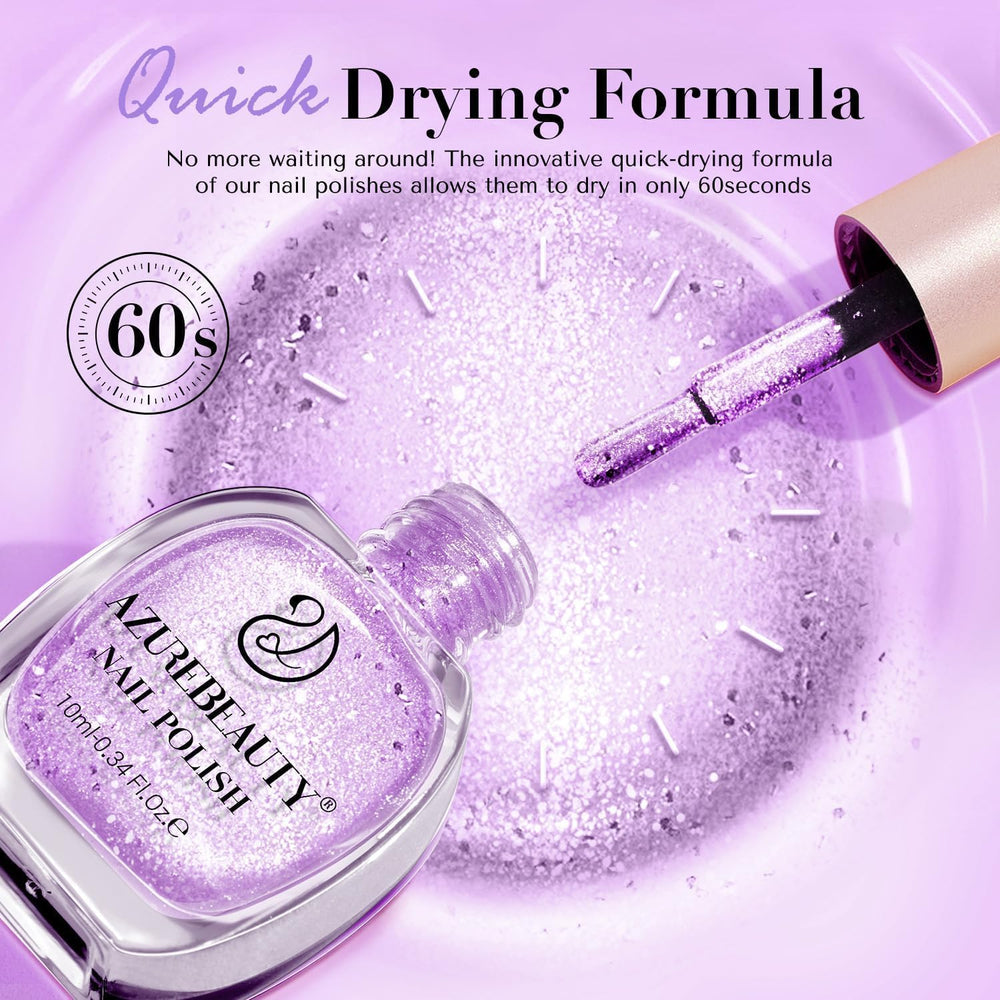 AZUREBEAUTY vernis sans lampe, séchage rapide et pratique.
