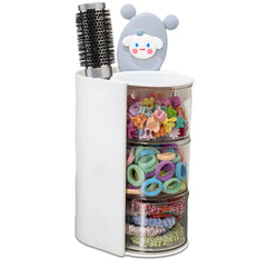 Azurphoric organise vos accessoires cheveux avec rotation pour trouver rapidement épingles et pinceau