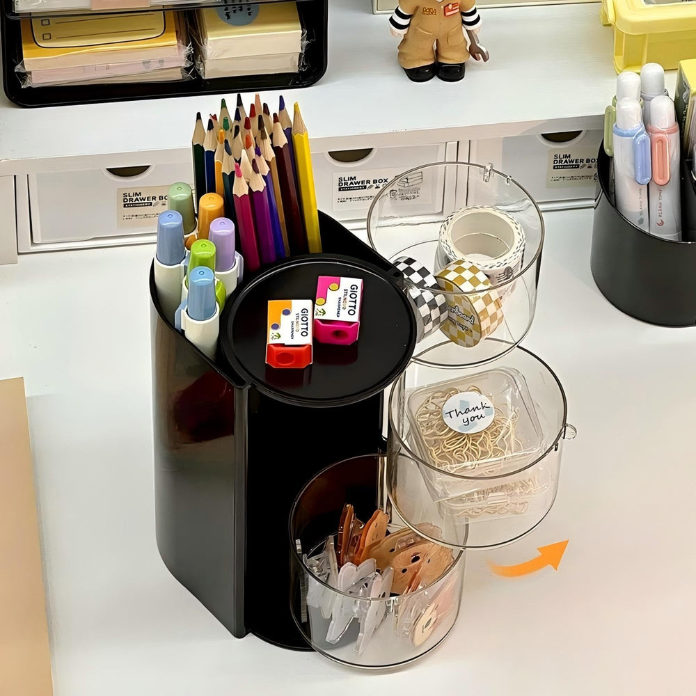 Azurphoric Rangement Compact Gagne Espace sur Bureau ou Salle de Bain.