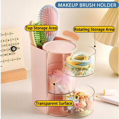 Azurphoric Porte-brosses et maquillage, rangement polyvalent.