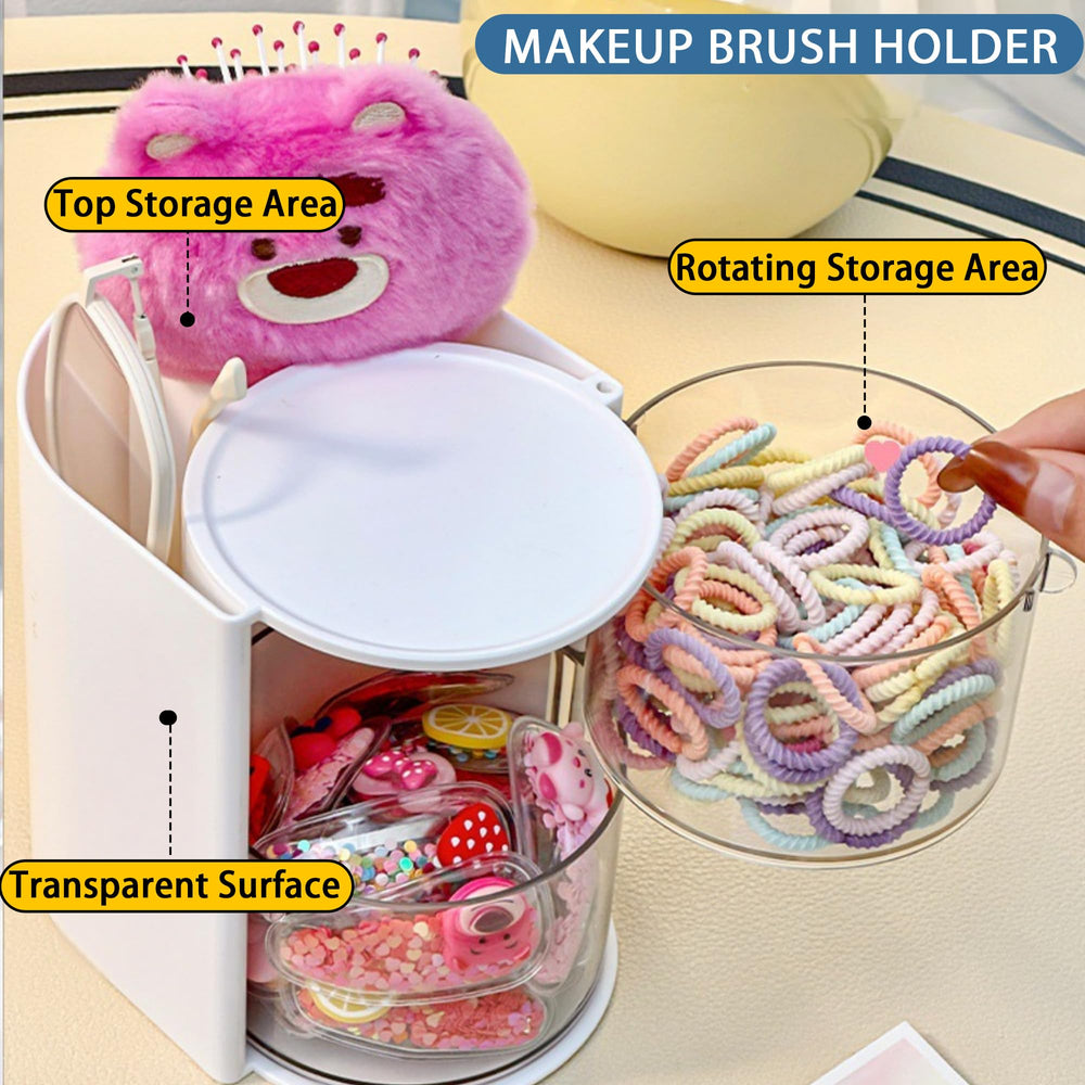 Azurphoric Support Brosses Maquillage: rangement pratique pour pinceaux et éponges.