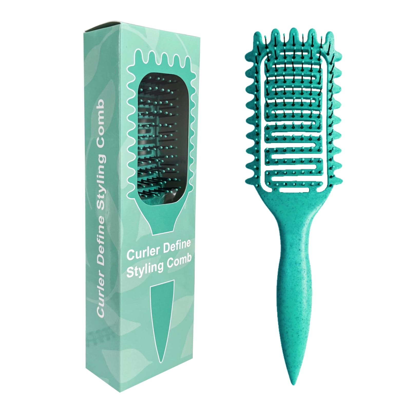 Brosse Azxewa – poignée ergonomique pour définir les boucles avec précision