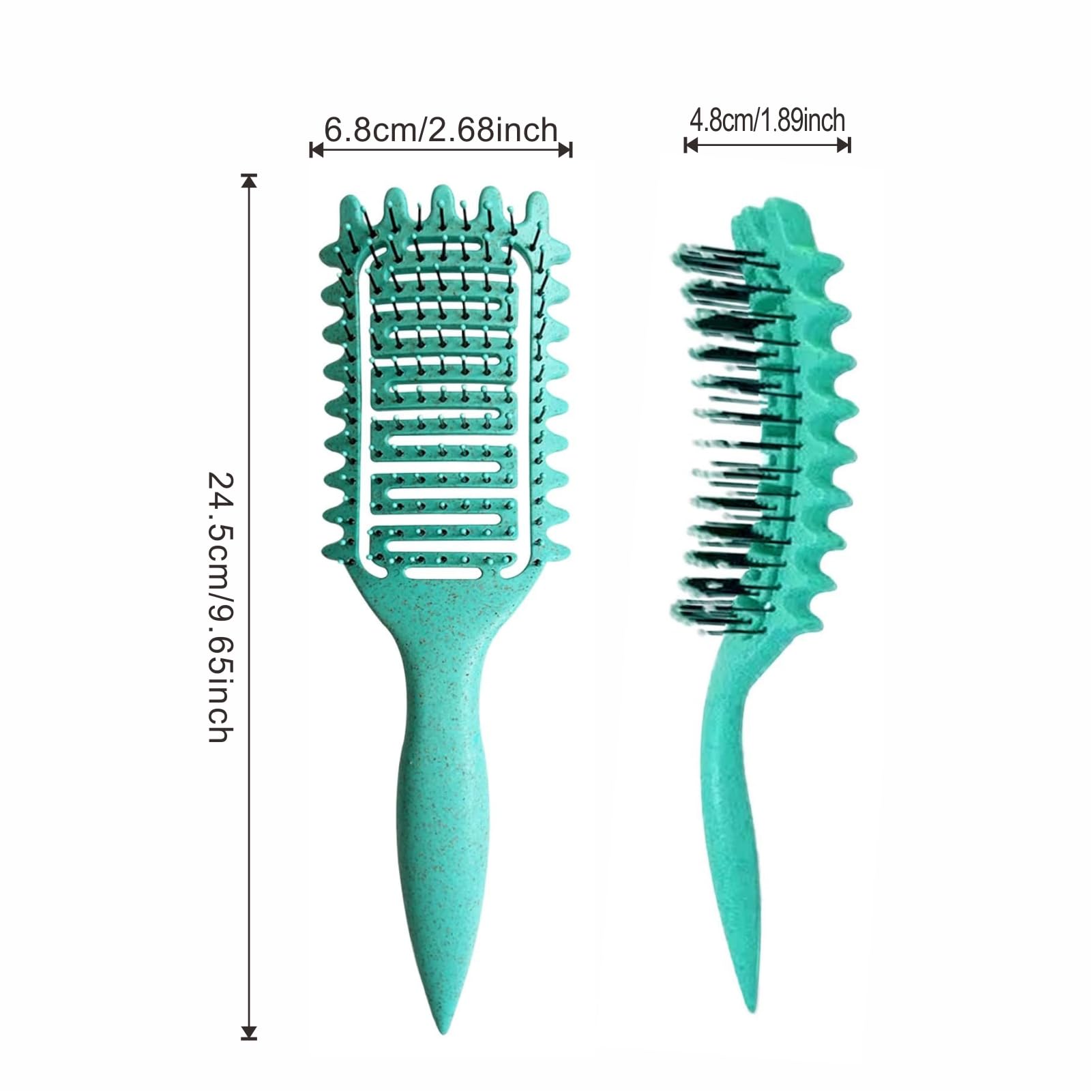 Brosse Azxewa – polyvalente pour cheveux lisses et bouclés