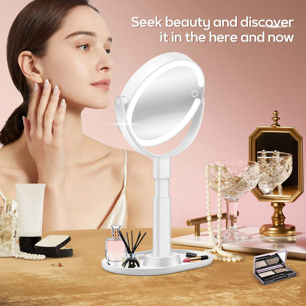Coffret cadeau élégant B Beauty Planet miroir lumineux.