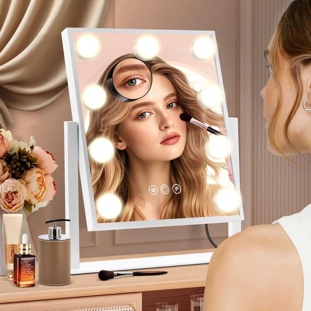 Design élégant qui s’intègre facilement à toute coiffeuse