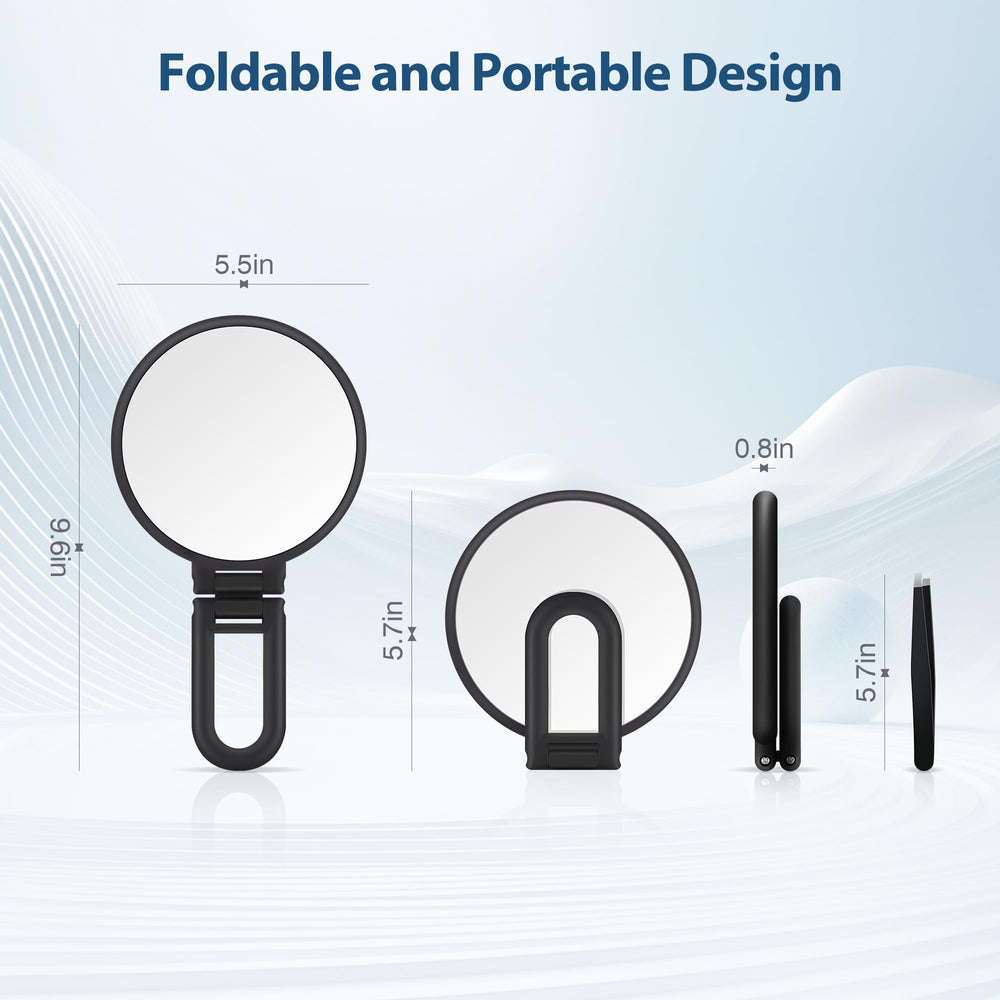 Format compact et pliable B Beauty Planet, idéal pour le voyage et le sac à main.