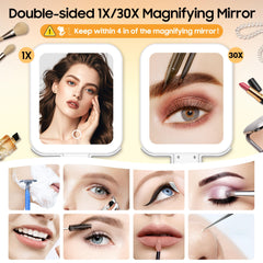 Éclairage 3 couleurs B Beauty Planet et réglage d’intensité.