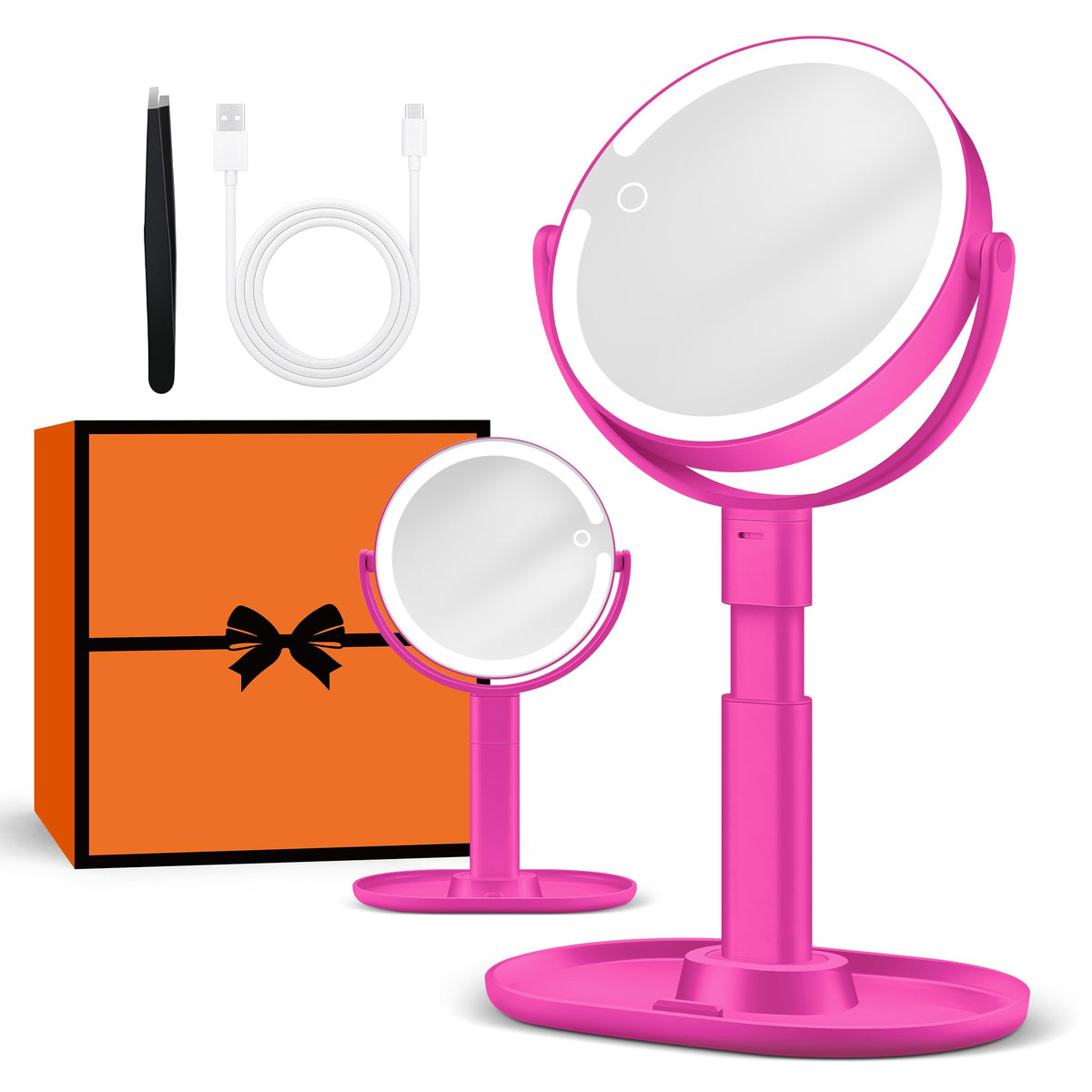 Miroir B Beauty Planet avec grossissement 30X pour détails précis.