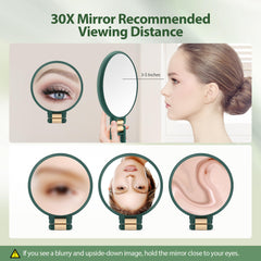 Miroir portable B Beauty Planet, compagnon de voyage léger et pratique