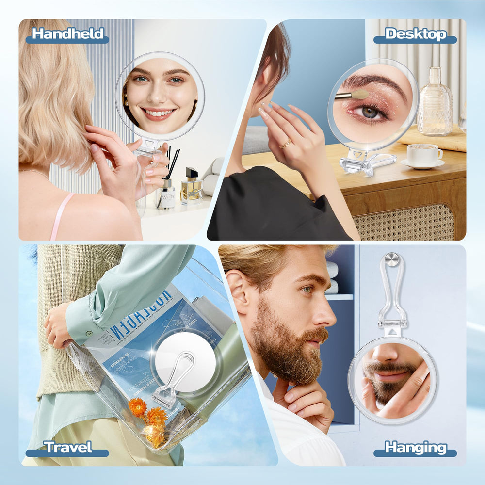 Miroir B Beauty Planet voyage compact idéal pour sac à main.